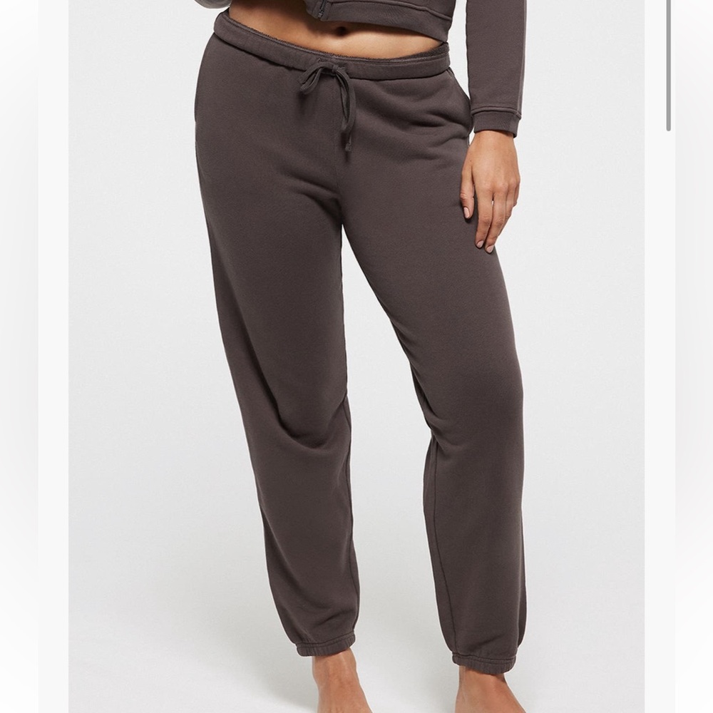 SKIMS Dark Brown Track Joggers